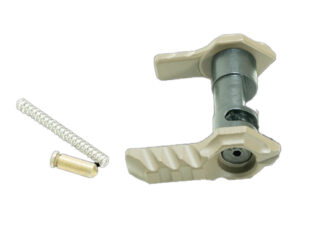 Timber Creek Greyman AMBI Safety Selector, Aircraft Grade Aluminum, Desert