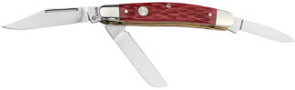 Boker Traditional Series Stockman 110855 Medium Stockman Jigged Red Bone Handle D2 Steel