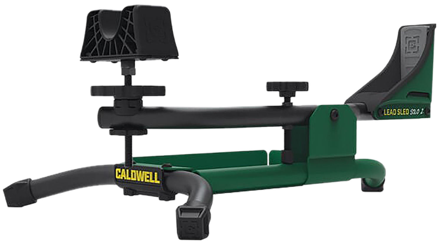 Caldwell Lead Sled Solo 2 Shooting Rest, Adjustable, Black/Green