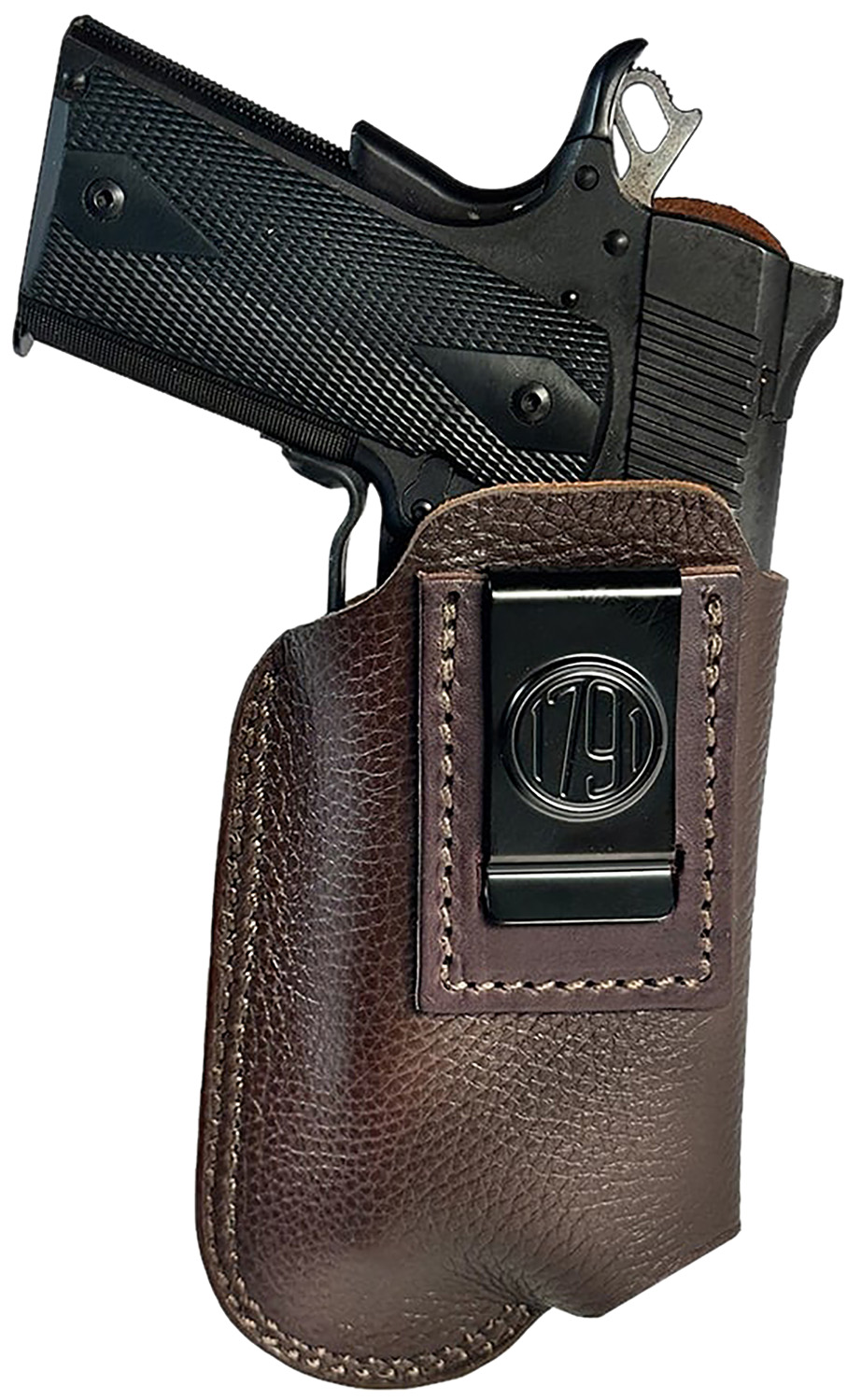 1791 Gunleather ORLBFCD3LBRWL Optic Ready Light Bearing Fair Chasing IWB Size 03, Brown, Left Hand