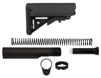 TacFire MAR050-S Mil-Spec AR-15 SOPMOD Stock, Black