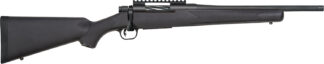 Mossberg Patriot Bolt Action .22-250 Remington 18 in Barrel Matte Blued Threaded Bull Barrel Black Synthetic