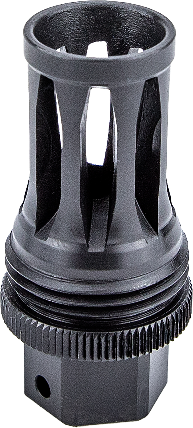 KGM Technologies a-QD-FH-S-3M Quick Detach Flash Hider, Black Nitride Steel, 3/4x24 Threads