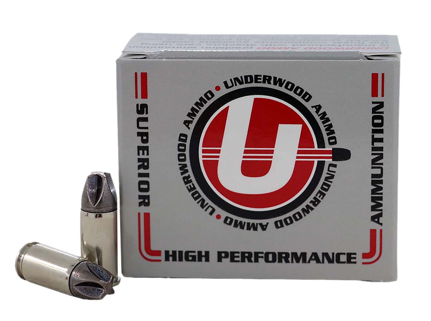 Underwood Ammo 874 9mm Luger +P 68 gr Solid Monolithic, Nickel-Plated Brass, 20 Rounds