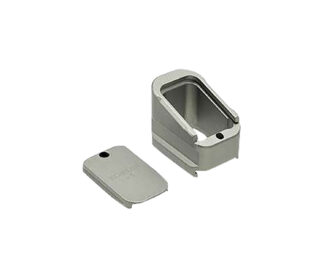 Shield Arms ECHME5GREY Magazine Extension Adds 5 Rounds, Grey Anodized Aluminum