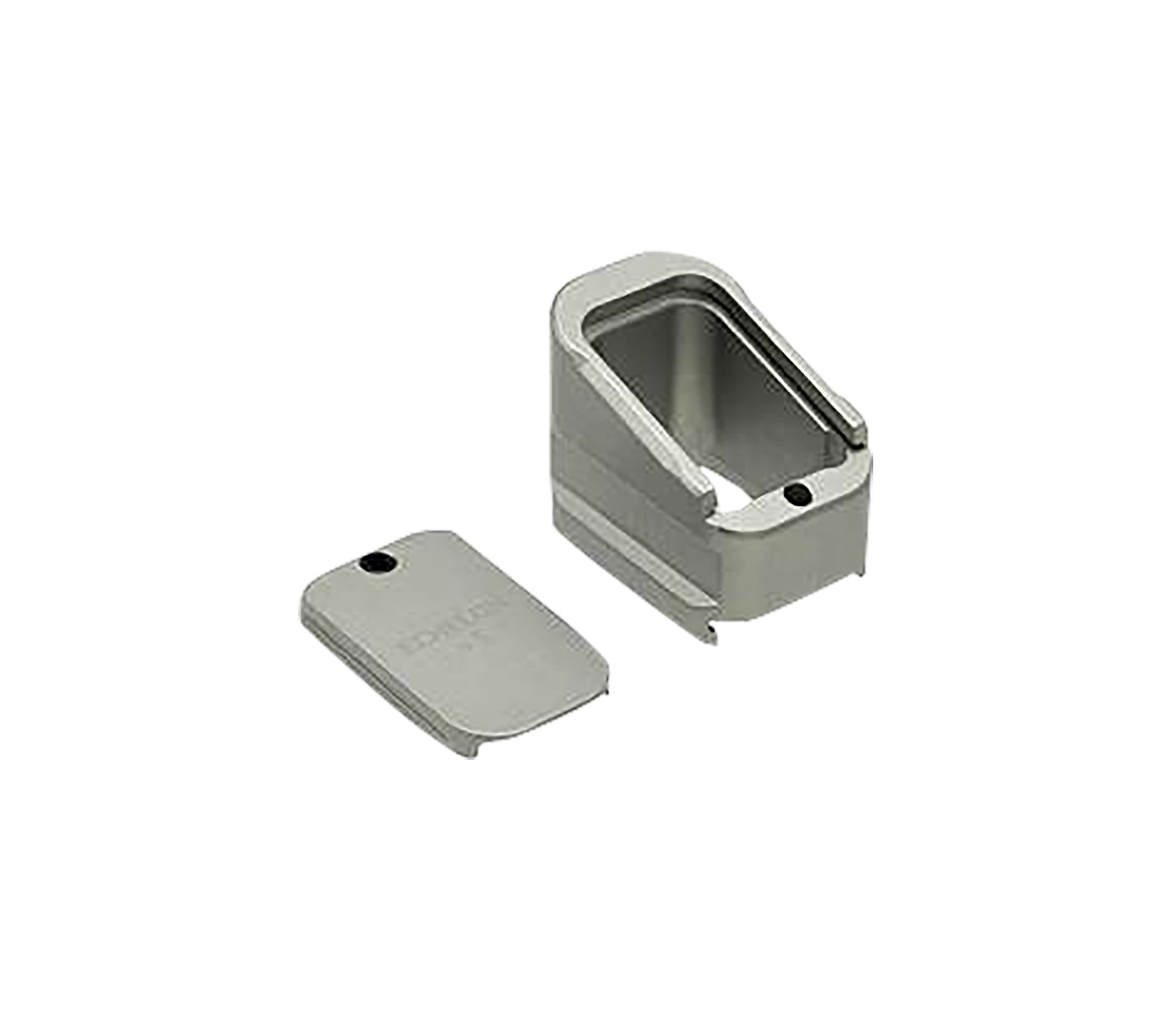 Shield Arms ECHME5GREY Magazine Extension Adds 5 Rounds, Grey Anodized Aluminum