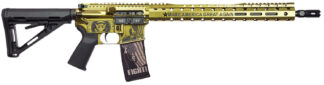 Black Rain Ordnance Trump Custom Gold FX Semi-Auto 5.56 NATO 16in Barrel, 30+1, Silver FX