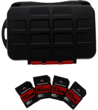 Stealth Cam Memory Card Storage Case for SD and microSD