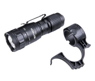NEXTORCH TA21 Tactical Flashlight Set, 1300 Lumens, Black, Red Mode