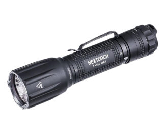 NEXTORCH TA30C-MAX Tactical Flashlight, 3000 Lumens, 390 m Beam Distance, Black