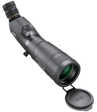 Bushnell Trophy Xtreme 20-60x65mm 45 Angled Porro Spotting Scope, Black Aluminum
