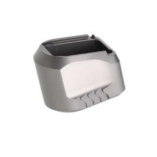 Tyrant CNC TDMPMAGEXFSGREY Magazine Extension Fits S&W M&P 9/40 5rd Compatible w/ Full-Size M&P 1.0/2.0 frames Grey Aluminum