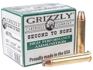Grizzly Ammo GC45/703 .45-70 Government 300 gr JHP 20 Rounds Brass
