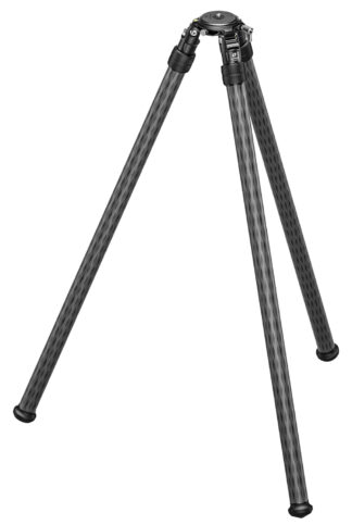 LEOFOTO SO-322CX Inverted 2-Section Carbon Fiber Tripod, 75mm Bowl, 6.30 in-63.98 in, Black
