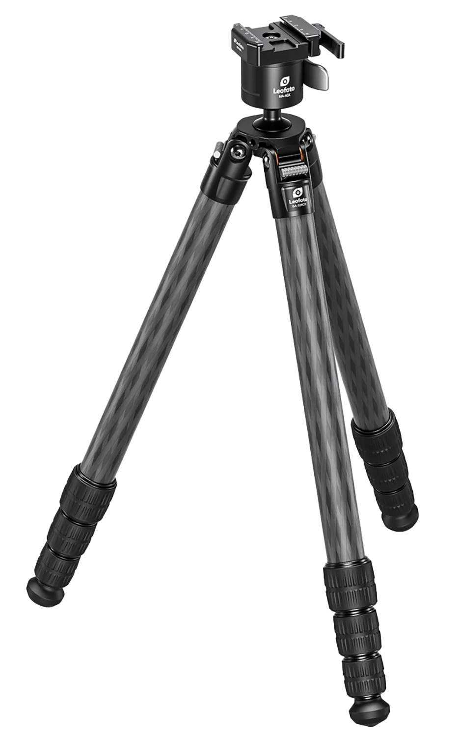 Leofoto Usa SA-324CX+MA-40X Carbon Fiber Tripod Black
