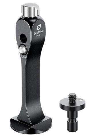 LEOFOTO USA BC-03 Binocular Tripod Adapter, Dovetail Mount, Black