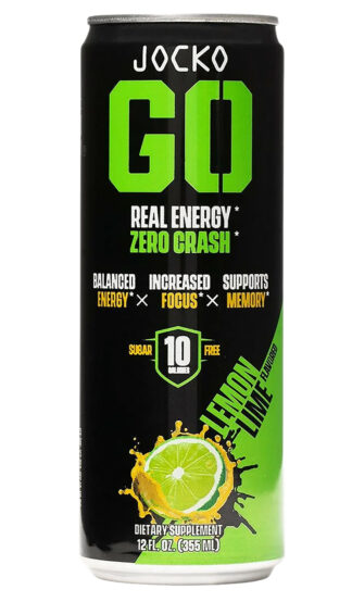JOCKO FUEL Jocko Go Lemon Lime Energy Drink 12 oz 12-Pack