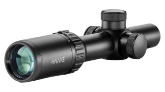 HAWKE Vantage IR 1-4x20mm Illuminated Turkey DOT IR Scope, 1" Tube, Black