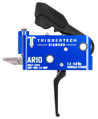 Trigger Tech Diamond AR-10 Straight Flat Trigger, Black