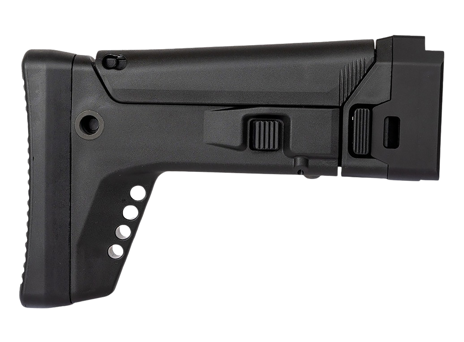 Global Ordnance UFS 1913 Universal Folding Stock for 1913 Picatinny Rail Back Plate, Black