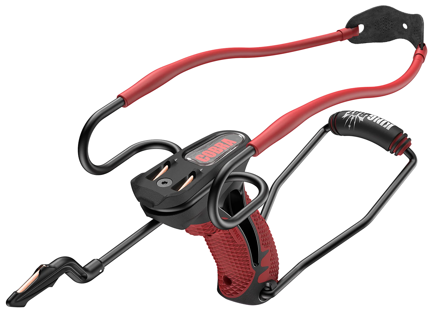 Barnett Cobra Slingshot 38 Cal, 10-Round, Black/Red