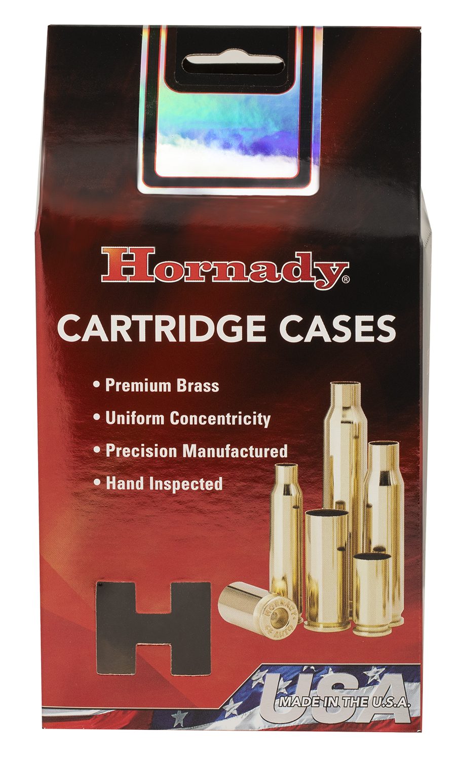 Hornady 41 Rem Mag Unprimed Handgun Brass Cases, 100/Box, 5 Boxes