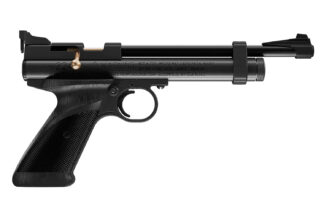 Daisy 2240 .22 LR CO2 Single-Shot Bolt-Action Air Pistol, Black Polymer
