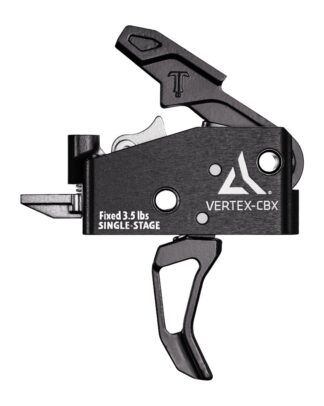 Radian Weapons Vertex CBX Curved Trigger, Black, Single-Stage
