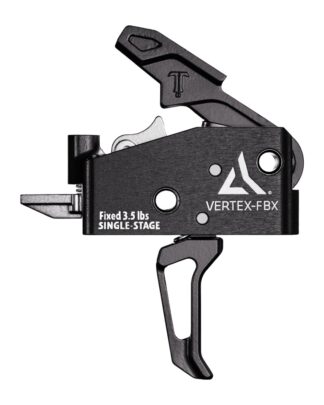 Radian Weapons Vertex FBX Flat Single-Stage Trigger, Black, Fits AR-15