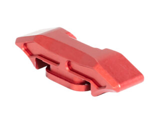 Timber Creek Outdoors GL43XCHR Glock 43X/48 Ambidextrous Red Aluminum Charging Handle