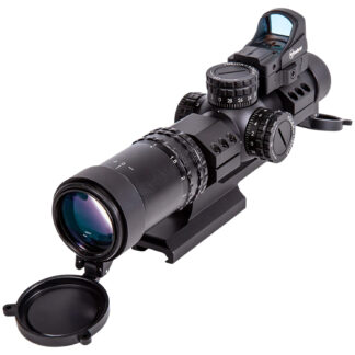 Firefield RapidStrike Kit 1-4x24mm 30mm Tube Matte Black, 5 MOA Illuminated Circle Dot Reticle