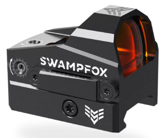 Swamp Fox Kingslayer 1x22mm Red Dot Sight 3 MOA Green Dot, Black