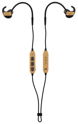 AXIL GSX 3.0 T Electronic Ear Plugs Bluetooth Earbuds IP65 Desert Tan