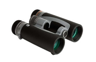 Konus Prince 8x42 Binoculars, Center Focus, Black/Silver Aluminum W/Rubber Armor