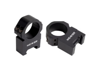 Weaver 48384 Precision 1" Tube Extra Extra High Scope Mounts, Matte Black Aluminum