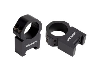 Weaver Precision 30mm Extra High Scope Mounts, Matte Black Aluminum
