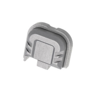 Tyrant CNC TDG43X48SPGREY Slide Cover Plate Chevron Design Glock 43x/48 Grey Aluminum
