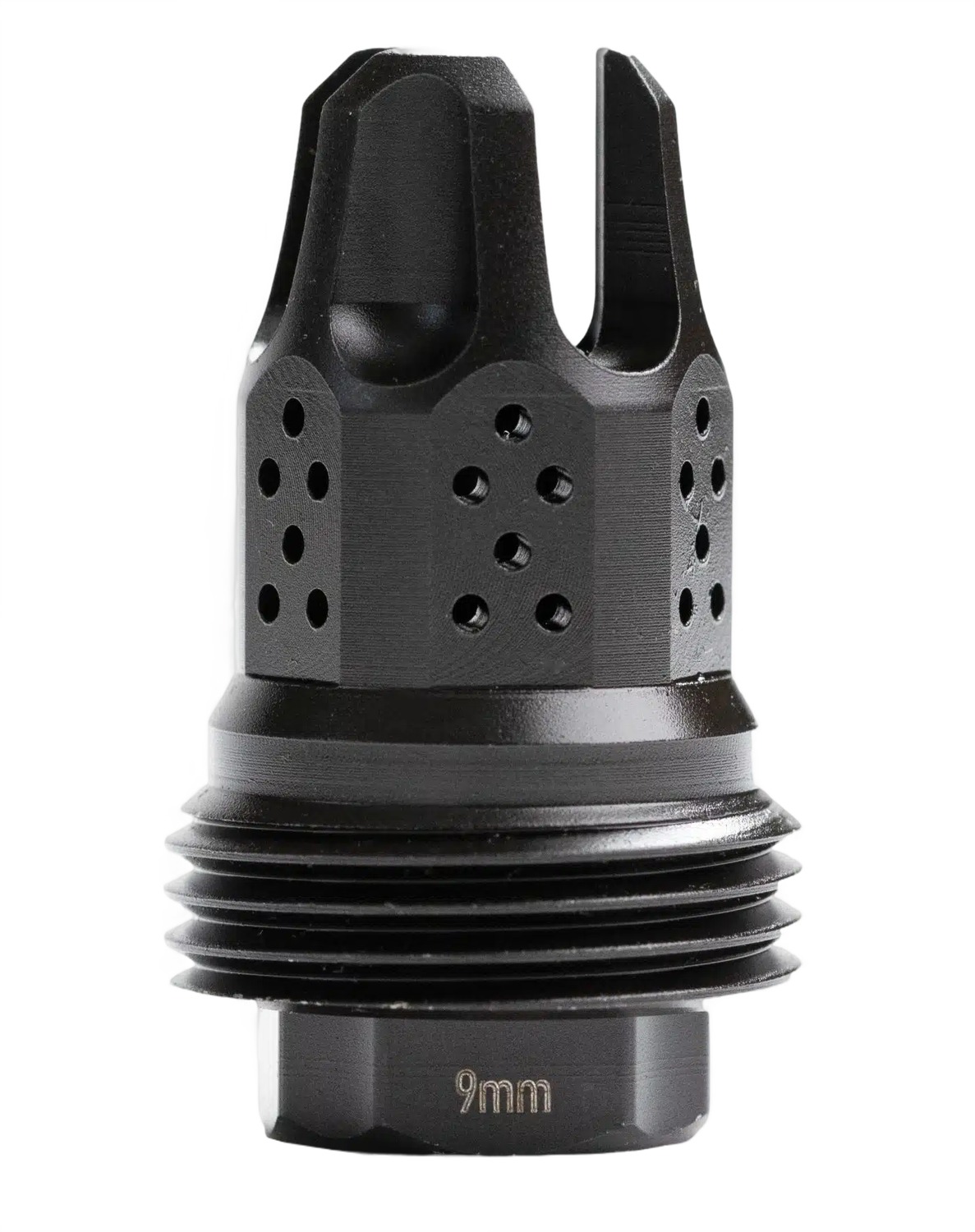 JK Armament War Eagle Compensator/Flash Hider QA Mount, 9mm, 1/2x28 Threads