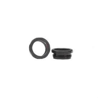 JK Armament Booster/3 Lug Adapter 1.125-28 TPI Threads, Black Aluminum, 1.55 in Diameter