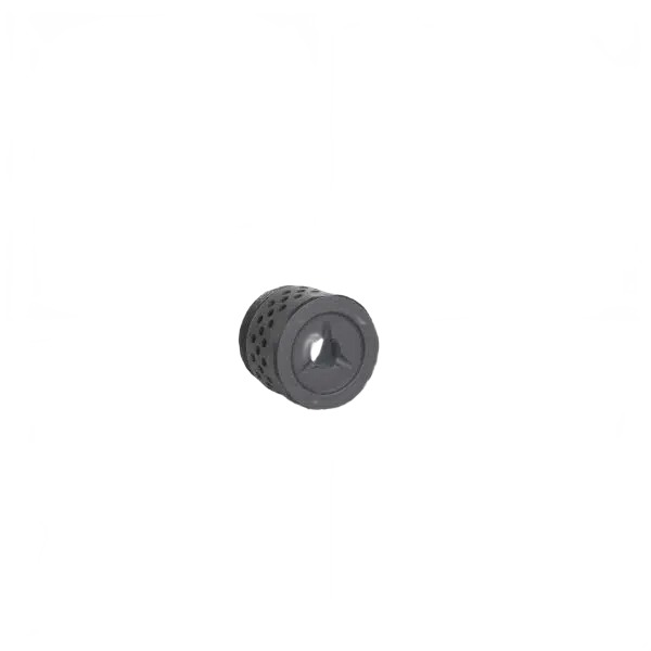 JK ARMAMENT LT Compensator End Cap 9mm, Hard Anodized Black Aluminum