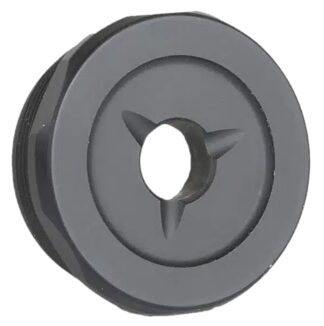 JK Armament LT Flash Reducer End Cap 45 Cal, Aluminum Hard Anodized Black