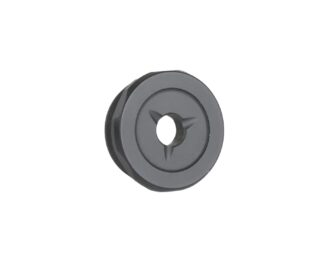 JK Armament Pro Flash Reducer End Cap 22Cal, Titanium Hard Anodized Black