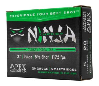 APEX AMMO NINJA20    20G 3    1-5/8 8.5       5/10