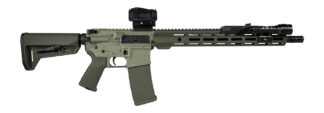 Shark Coast Tactical SCC04137GKNL Semi-Auto 5.56 NATO 16 in Barrel, 30+1 Rounds, Two-Tone Green/Black