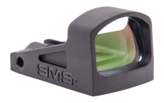 Shield Sights SMS2 1x Glass Mini Reflex Sight, 8 MOA Red Dot, Black