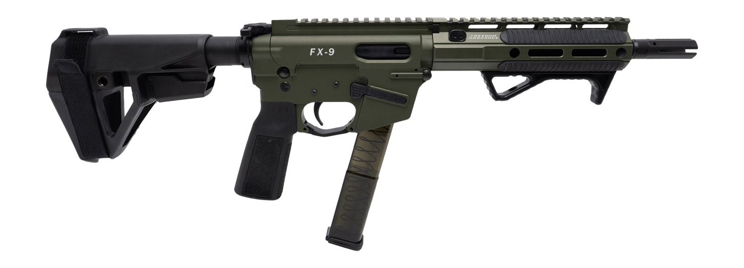 Freedom Ordnance 9mm 8" SBA5 Brace Olive Drab