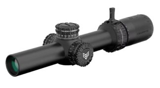 Swamp Fox ARH18241-RL Arrowhead 1-8x24 SFP IR Mil-Red Reticle