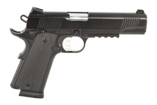 Tisas 1911 Duty 9mm Semi-Auto 5 in Black Cerakote Serrated Slide
