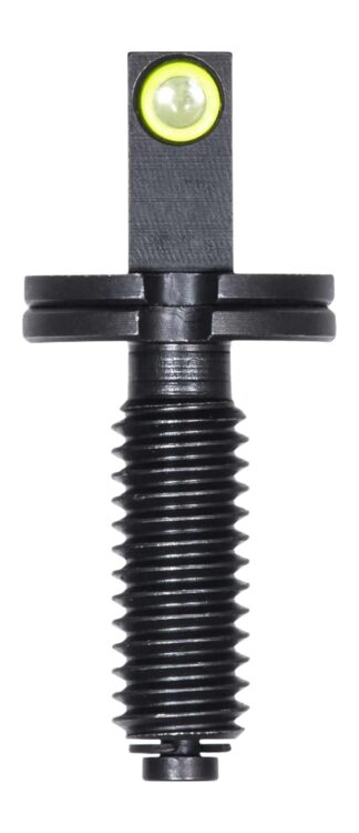 Night Fision Perfect Dot Front Sight Post A2 Tritium Yellow Ring Nitride Finish (Black)