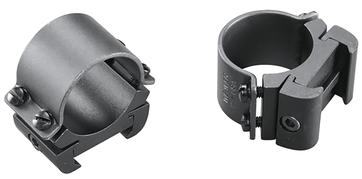 Weaver Sure Grip Windage Adjustable Scope Ring Set, 1 in Medium, Matte Black